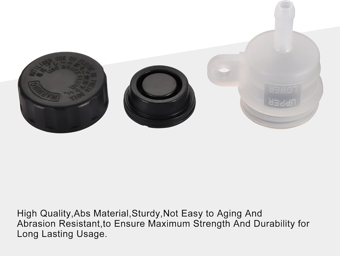 GOOFIT Motorcycle Universal Master Cylinder Rear Brake Clutch Tank Fluid Oil Cup Reservoir Replacement for Suzuki