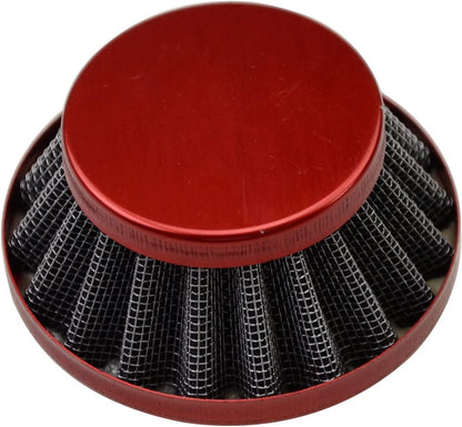 GOOFIT 35mm Red Air Filter for ATV Dirt Bike Go Kart Pit Bike 4 Wheeler Quad Dune Buggy