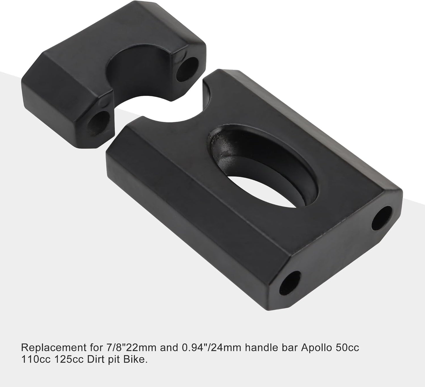 7/8" 22mm CNC Aluminium Gabelbrücken-Baugruppe für Apollo 50cc-125cc Pit Bike