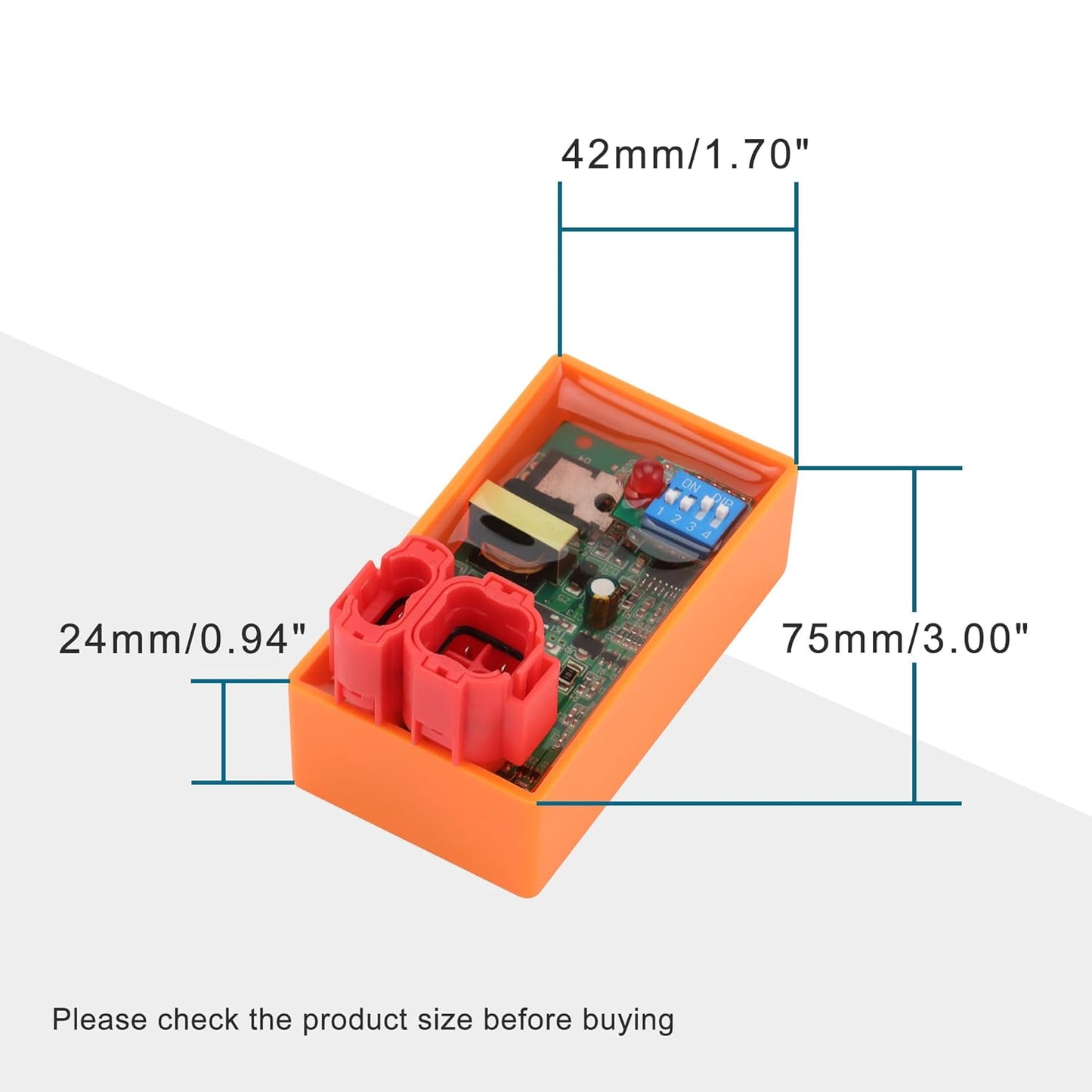 GOOFIT 6 Pin DC CDI Box Replacement for Gy6 50cc 125cc 150cc 200cc 250cc Engine ATV Pit Dirt Bike Go Kart Motorcycle