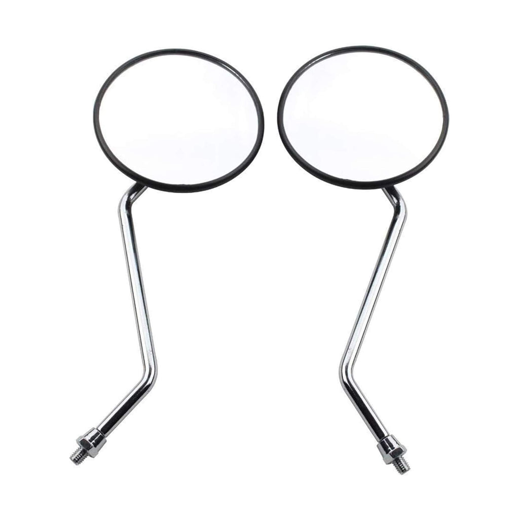 GOOFIT 8mm Black Round Rearview Mirror for 50cc 70cc 90cc 110cc 125cc 150cc 200cc 250cc ATV Quad Scooter Motorcycle Pit Dirt Bike Moped