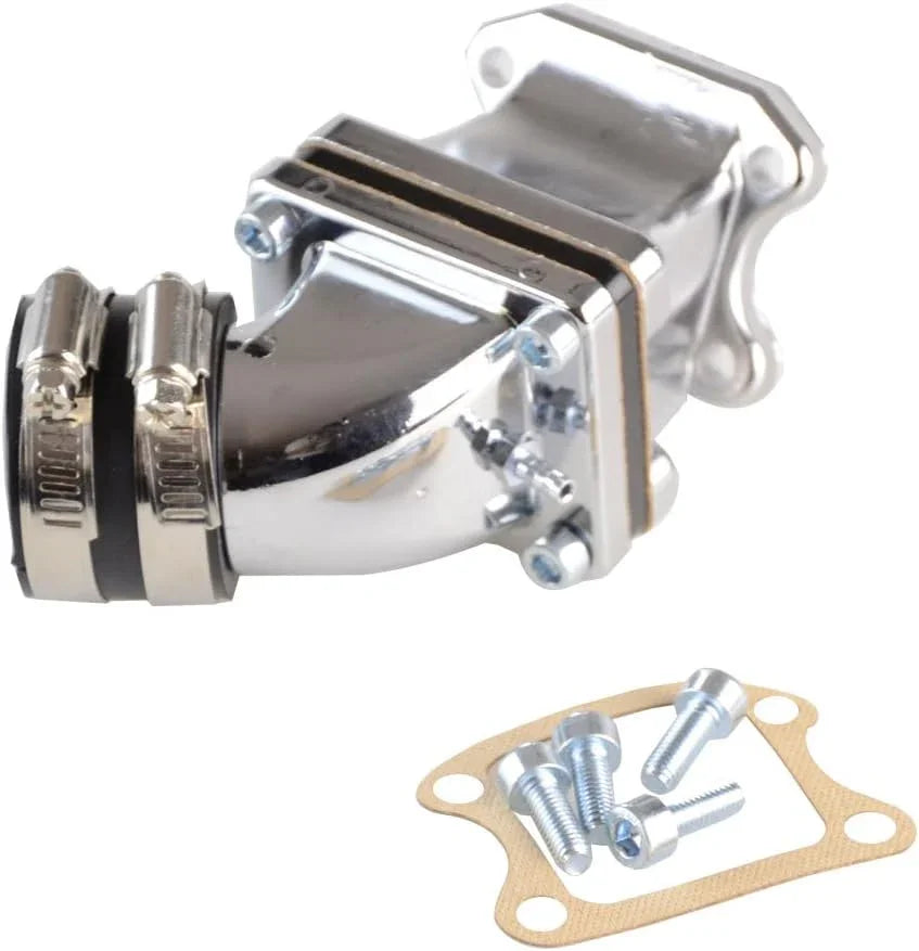 32mm Intake Manifold & Reed Valve Kit for Honda DIO 50, ZX, Elite 50 Scooter - goofitmoto