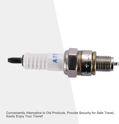 LG A7TC Spark Plug for GY6 50cc–150cc Engines (139QMB, 154QMI, 157QMJ) - goofitmoto