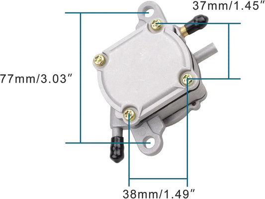 Vacuum Fuel Gas Pump Assembly Kit for GY6 50cc–250cc Scooter ATV Go Kart - goofitmoto