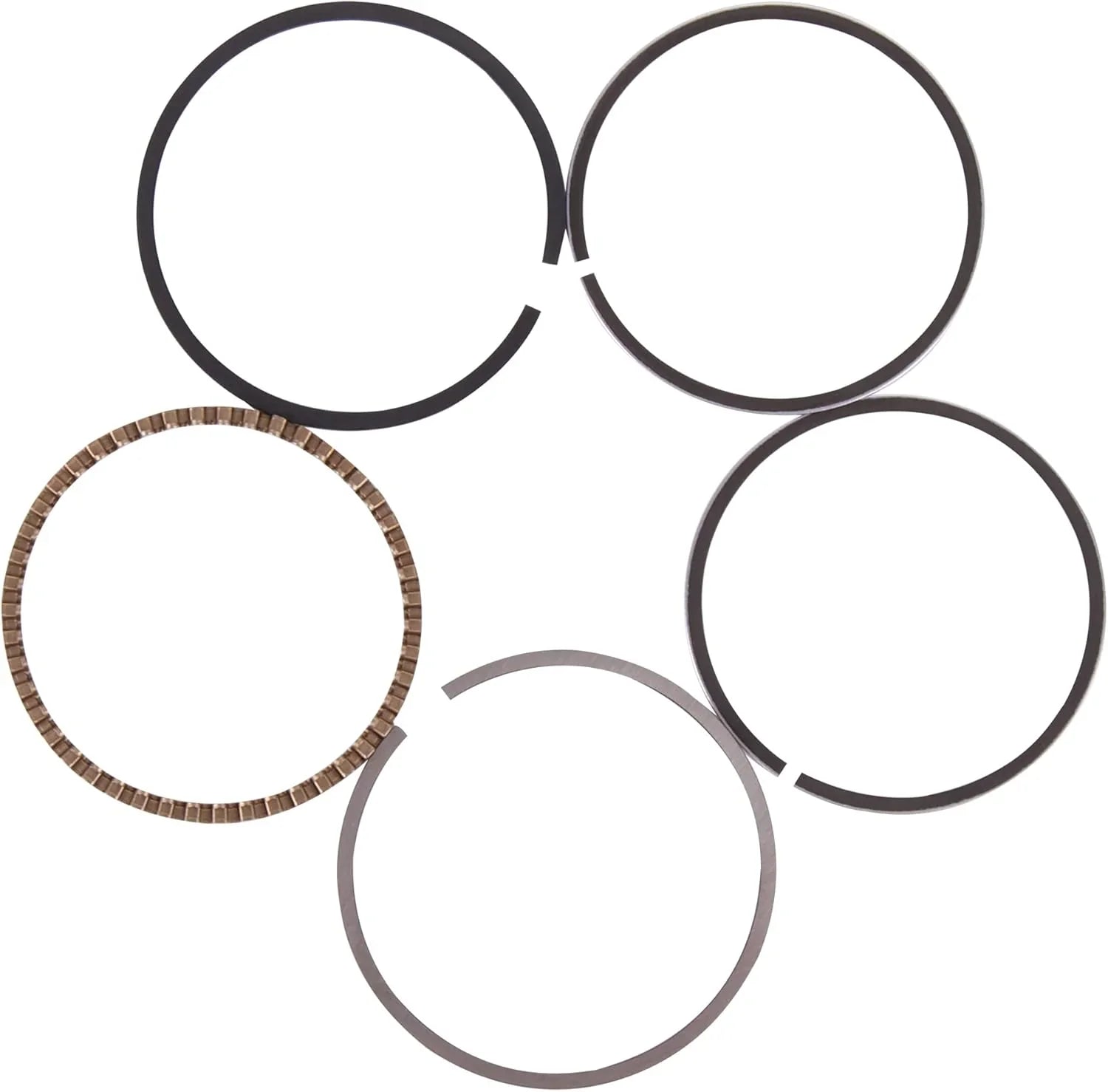 39mm Piston Rings Kit for GY6 49cc 50cc 139QMB 4-Stroke Scooter - goofitmoto