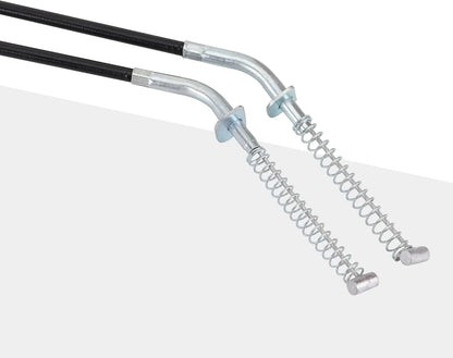 50.5" Front Drum Brake Cable Set (Pair) for 200cc–250cc Water-Cooled ATV | YFA1 & Moto-4 - goofitmoto