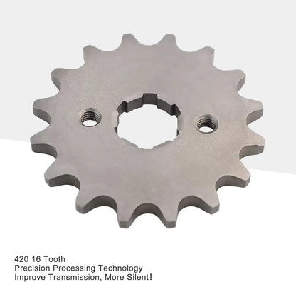420-16T Front Engine Sprocket (20mm) for 50cc–160cc Dirt Pit Bike & ATV - goofitmoto