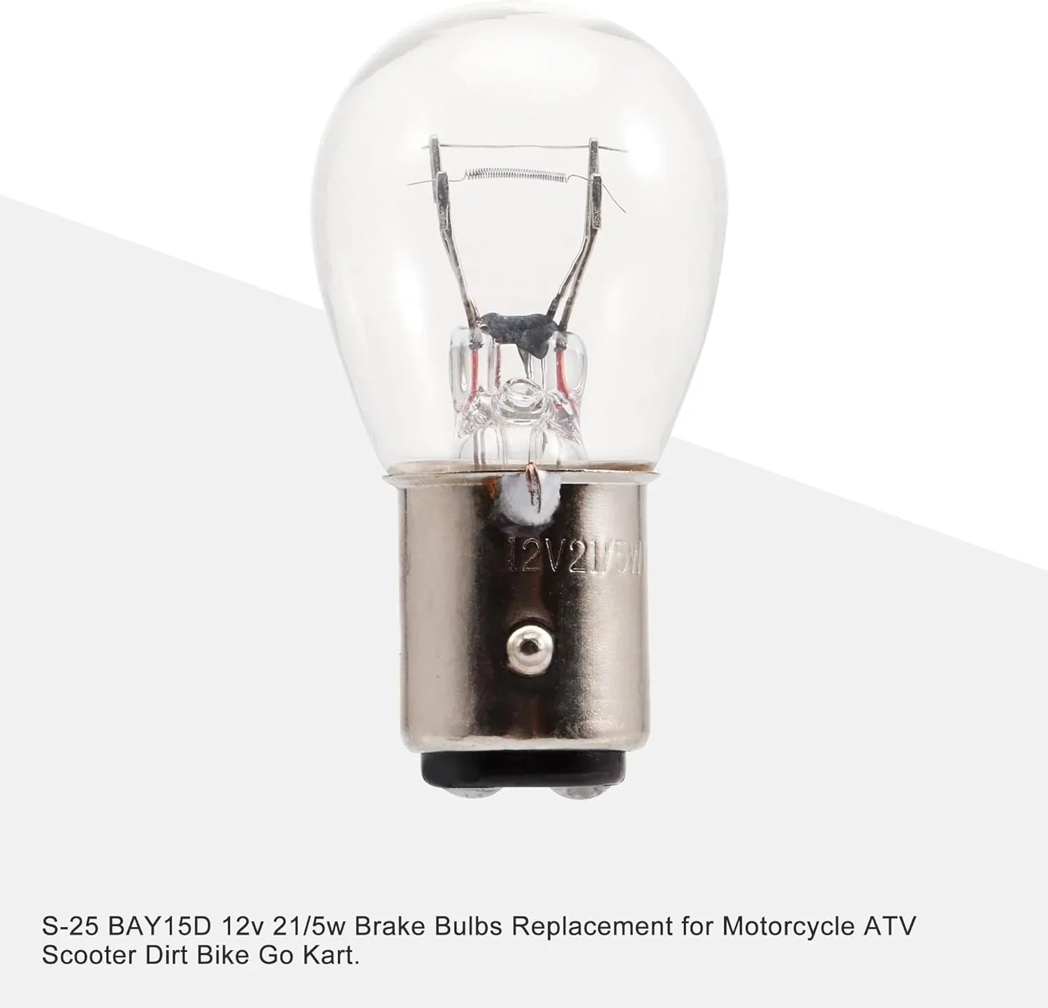 S-25 BAY15D Brake Bulb 12V 21/5W for Motorcycle, ATV & Scooter - goofitmoto