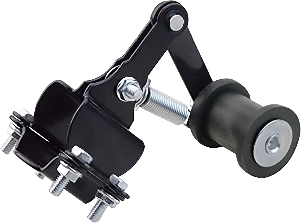 GOOFIT Black Motorcycle Adjuster Chain Tensioner Roller Replacement for Dirt Pit Bike Go Kart Motorcycle
