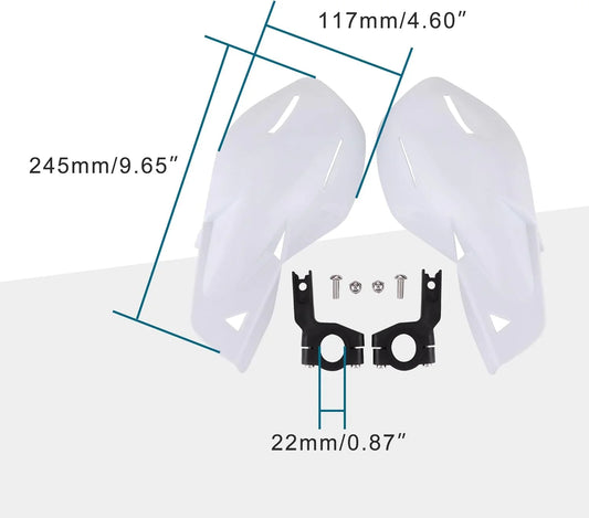 7/8" Motorcycle Handguards Universal Brush Guards for KLR650 KLX110 KX450F ATV - goofitmoto