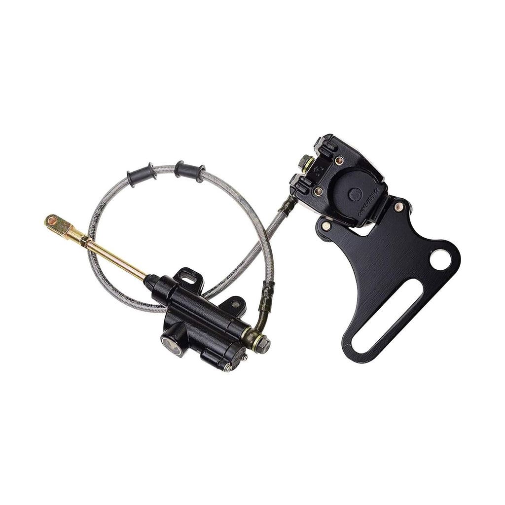 GOOFIT Rear Brake Assembly Master Cylinder Caliper Replacement for SDG SSR 107 125 110 125cc 110cc Pit Dirt Bike Chinese Scooter