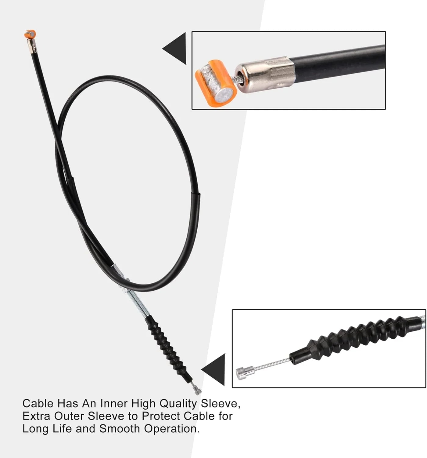 40.16" Clutch Cable for 125cc–250cc Pit Dirt Bike & ATV | 1020mm Pro-Series Pull - goofitmoto