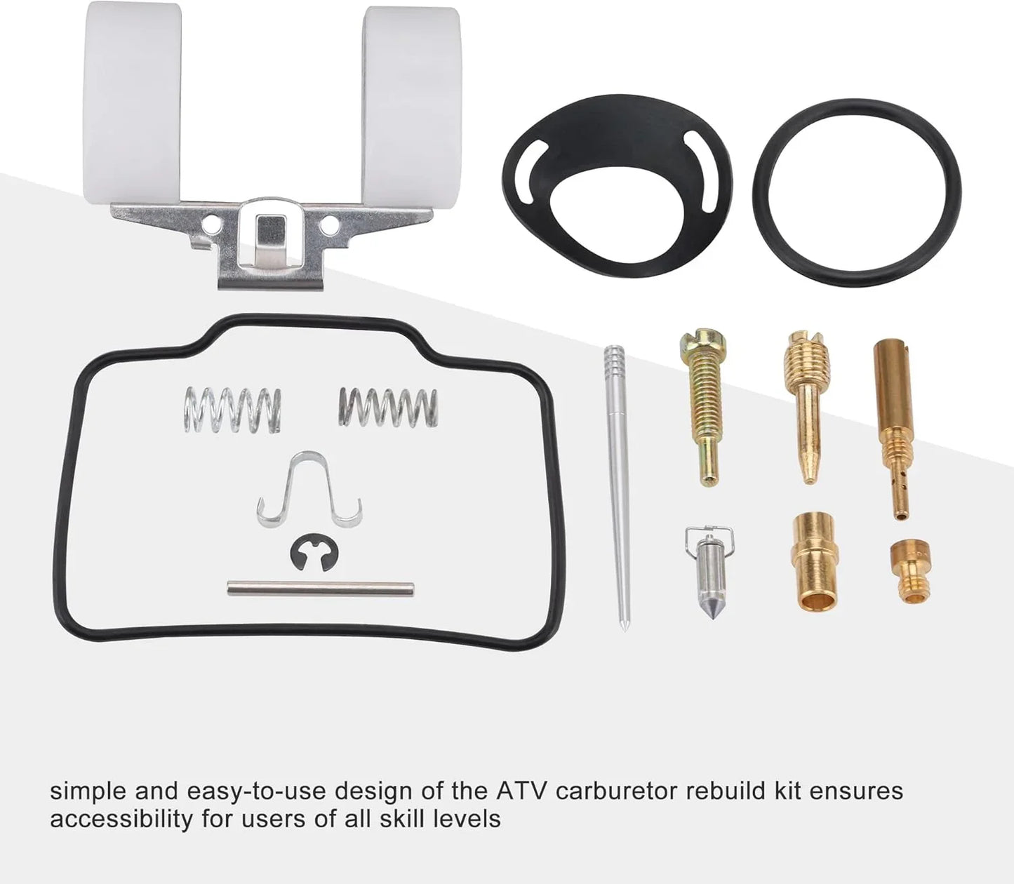 PZ16 Carburetor Repair Kit for 70cc Horizontal Engine, ATV, Dirt Bike - goofitmoto