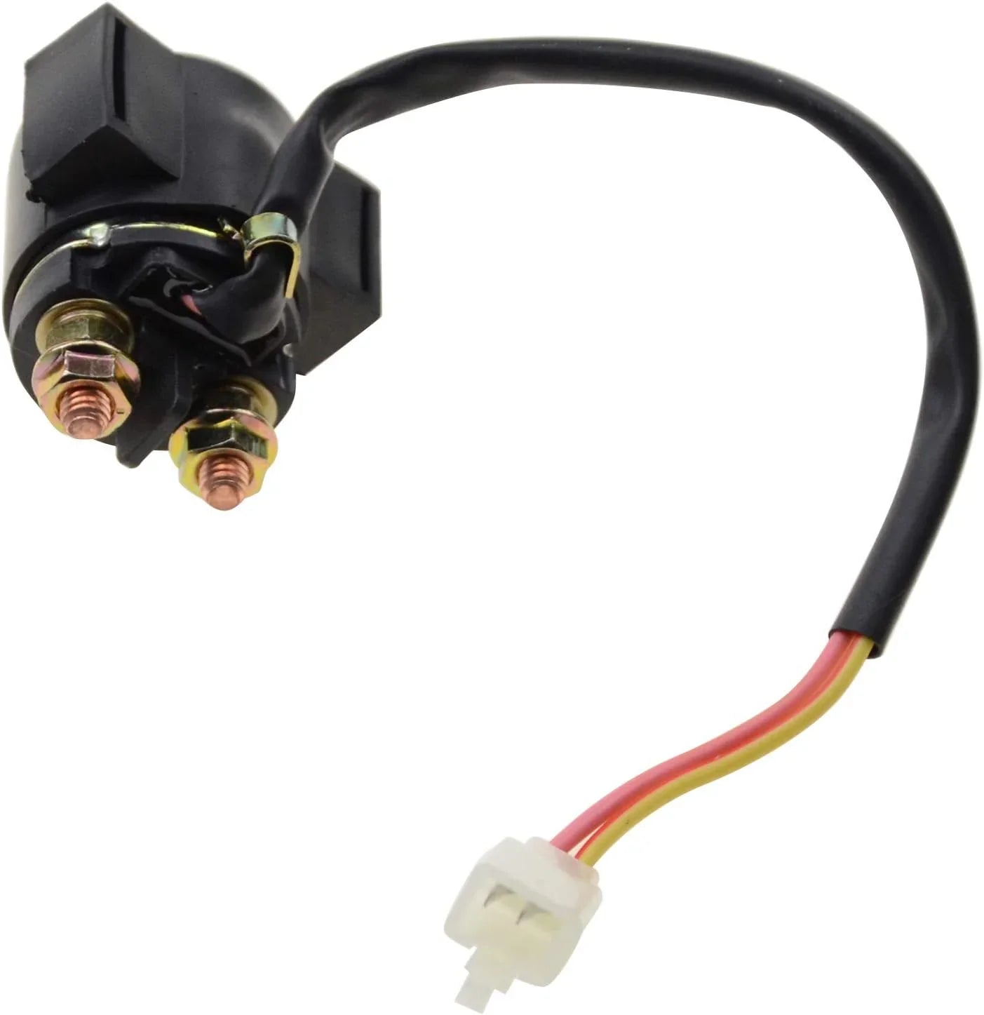 Starter Solenoid Relay 2-Pin Male for 50cc–250cc GY6 Scooter, ATV, Dirt Bike, Go-Kart - goofitmoto