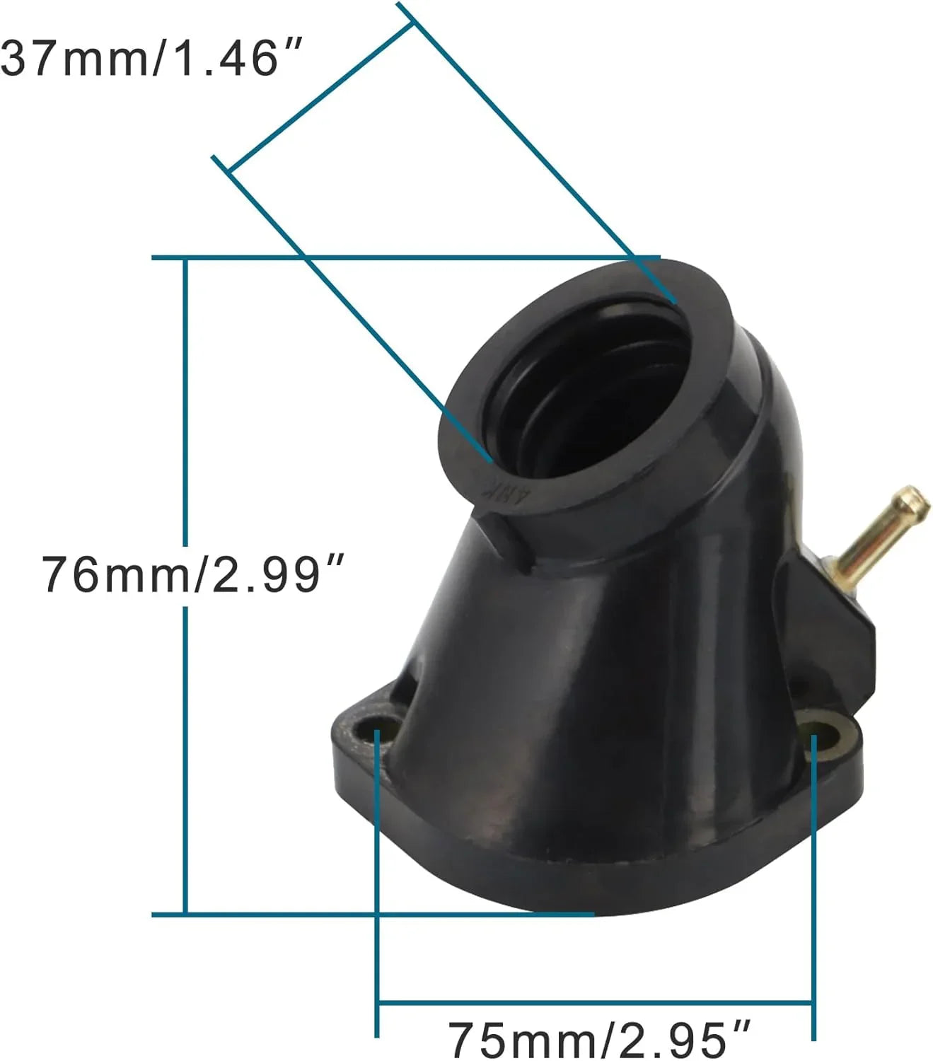 Intake Manifold Boot for Yamaha Royal Star 1300 XVZ1300 XVZ13A (1996-2001) | OEM 4XY-13586-10 - goofitmoto