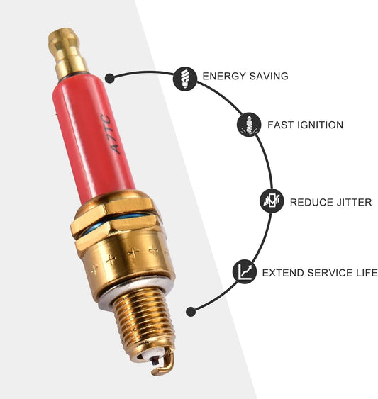 A7TC Red Spark Plug for 50cc–150cc GY6 QMI157 Engines - goofitmoto