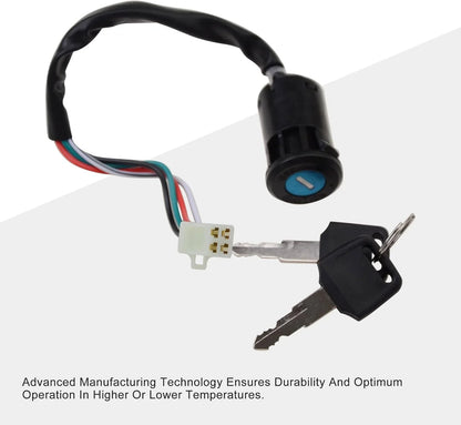 Ignition Key Switch Lock for 50cc–250cc ATV Scooter Go Kart (Female Plug) - goofitmoto