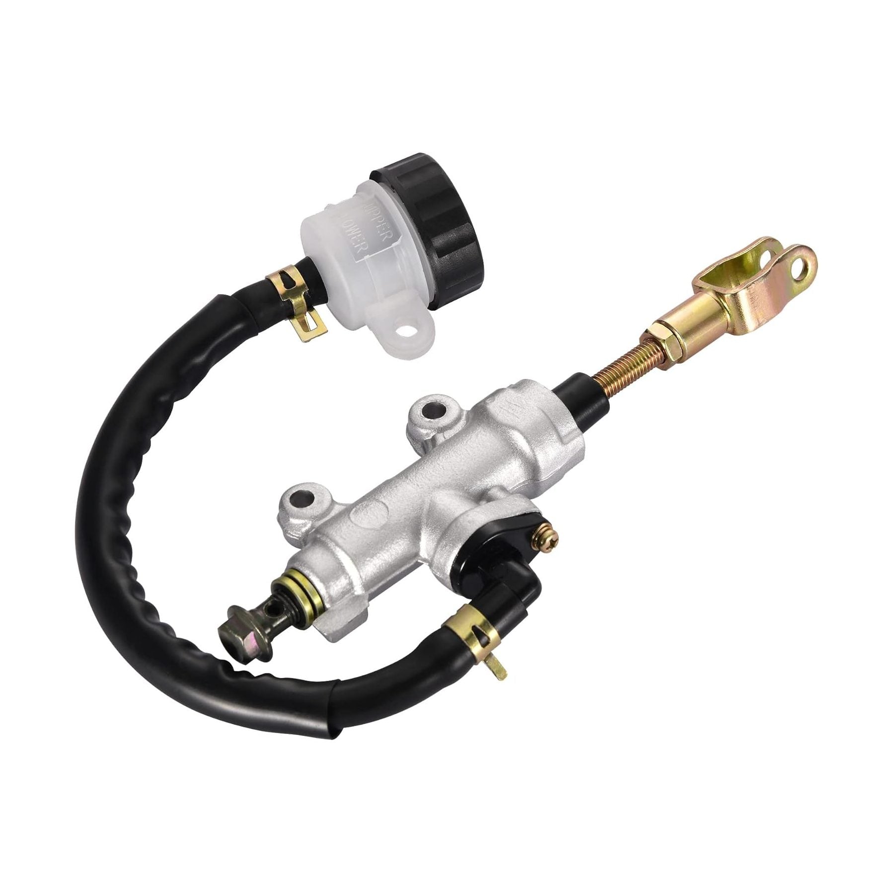 GOOFIT Rear Brake Master Cylinder with Reservoir for 50cc 70cc 90cc 110cc 125cc ATV Chinese Dirt Bike Pit Bike
