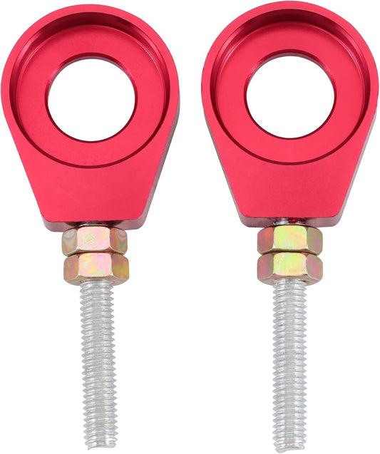 GOOFIT 15mm Chain Adjuster Tensioner Replacement for XR CRF 50 70 Bike Scooter 110cc 125cc Chinese Pit Dirt Bike Lifan YX SSR Red