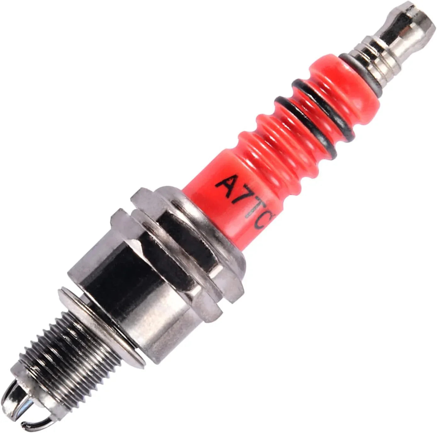 A7TC Spark Plug 3 Electrode for 50cc–150cc Scooter Dirt Bike ATV Go Kart - goofitmoto