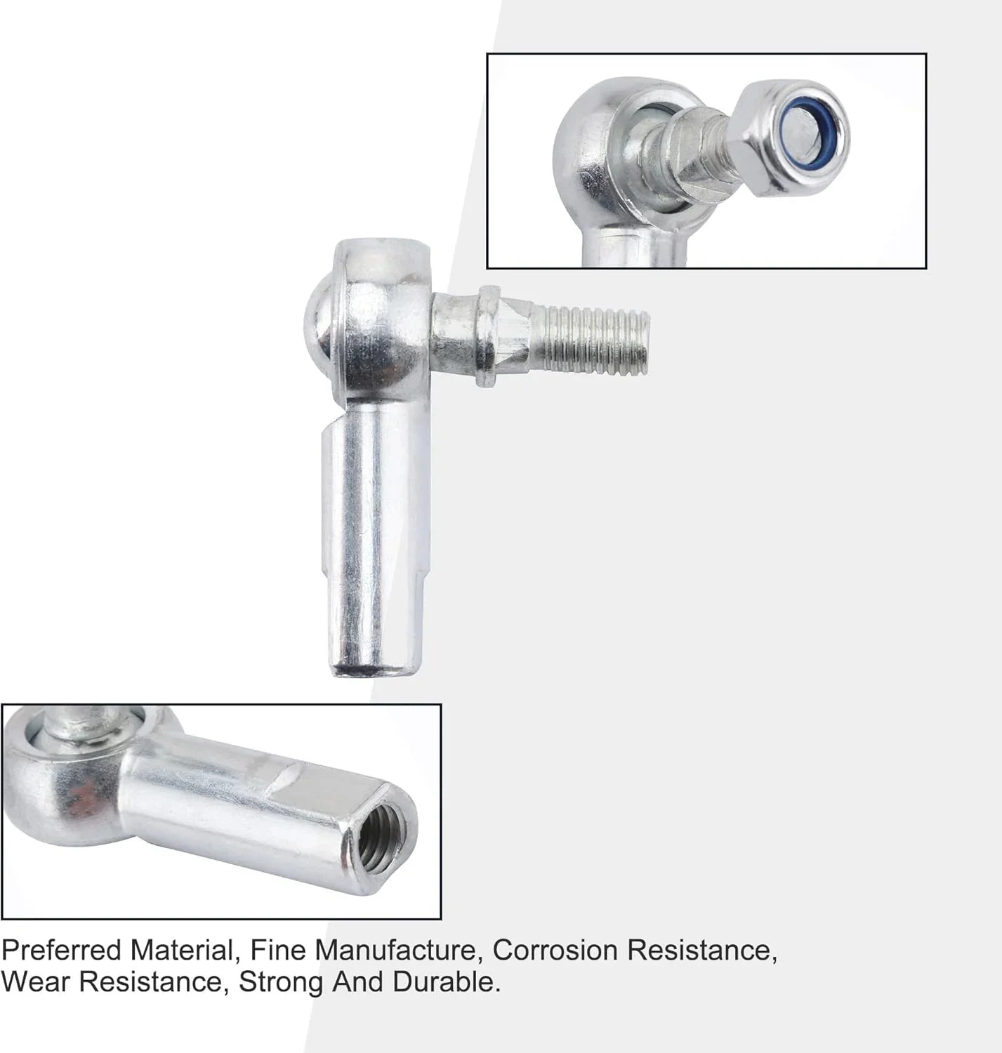 8mm Precision Tie Rod End Set | 2-Piece Kit for 50cc-250cc Youth & Utility ATVs - goofitmoto