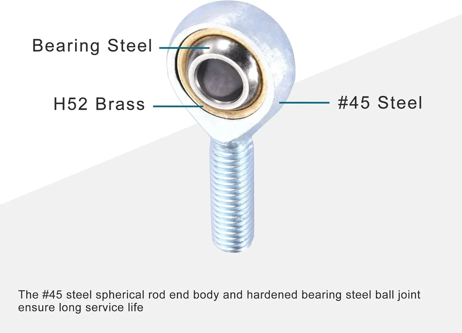 12mm Universal Ball Joint | Heavy-Duty Steering & Axle Link for ATV, Quad & Go Kart - goofitmoto