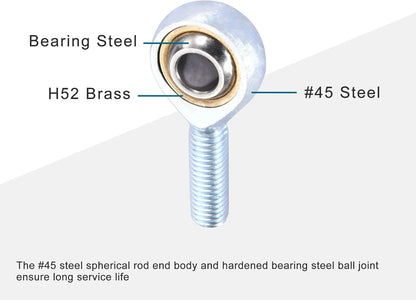 12mm Universal Ball Joint | Heavy-Duty Steering & Axle Link for ATV, Quad & Go Kart - goofitmoto