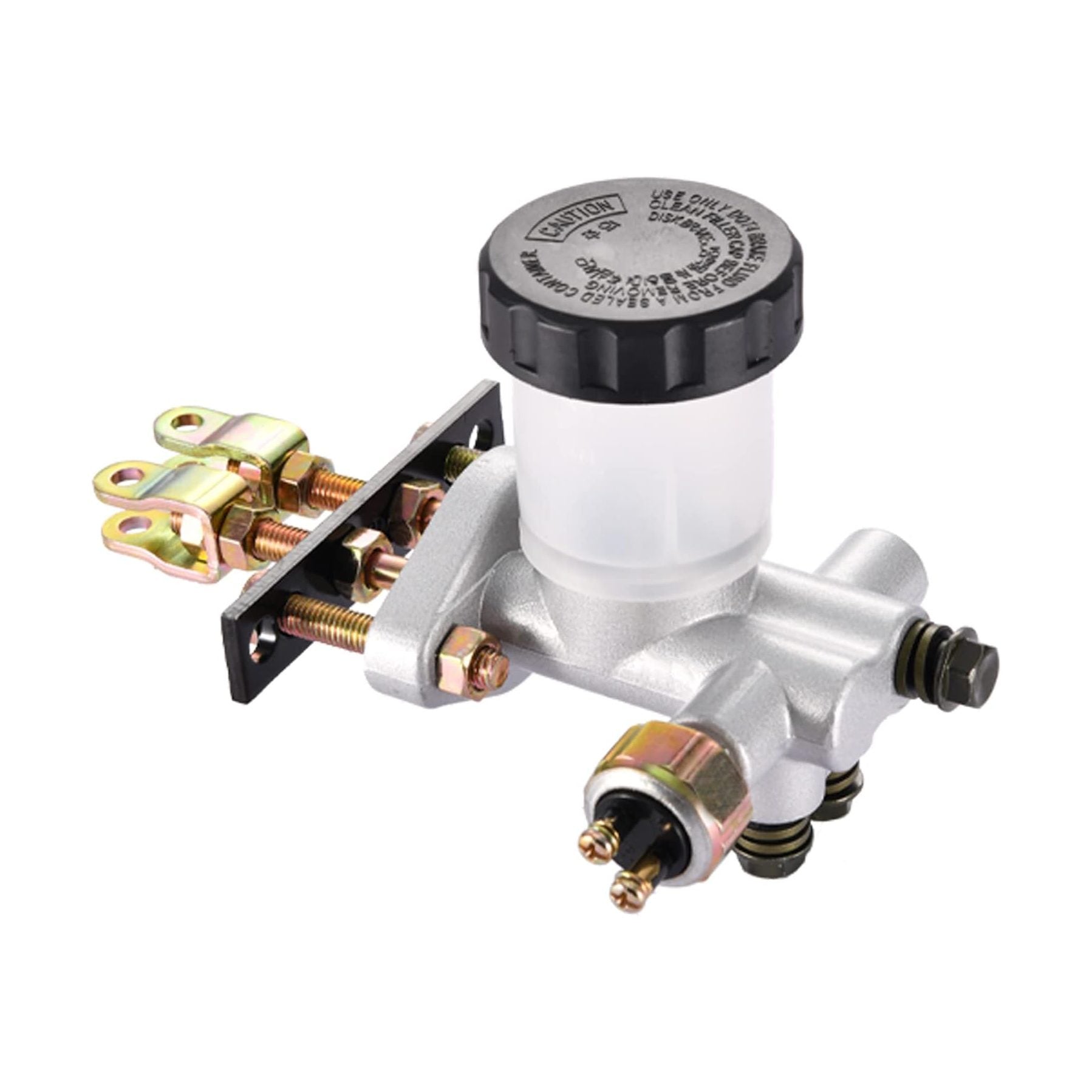 GOOFIT Hydraulic Brake Master Cylinder Replacement for 90cc 110cc 125cc 150cc 200cc 250cc Go Kart Buggy Sunl BMS Roketa Kazuma