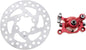 GOOFIT RED Brake Caliper+120mm Disc Rotor Brake Front Rear for MBX10 MBX11 Moto Rear Mini Bike 47cc 49cc Pocket Bike Goped Scooter Go-Kart Bicycle motorcycle Disc EBikes Mountain Bike And Sports Bike
