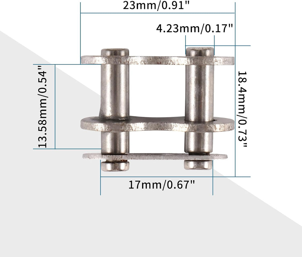 GOOFIT 428 Chain Master Link Replacement for Motorcycle 4 Wheeler ATV Quad Dirt Bike Go Kart 1 Pcs