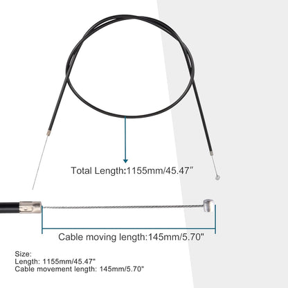 GOOFIT 45.47" Rear Brake Cable for 2 Stroke 43cc 47cc 49cc Engine Mini Pocket Pit Dirt Bike ATV Scooter