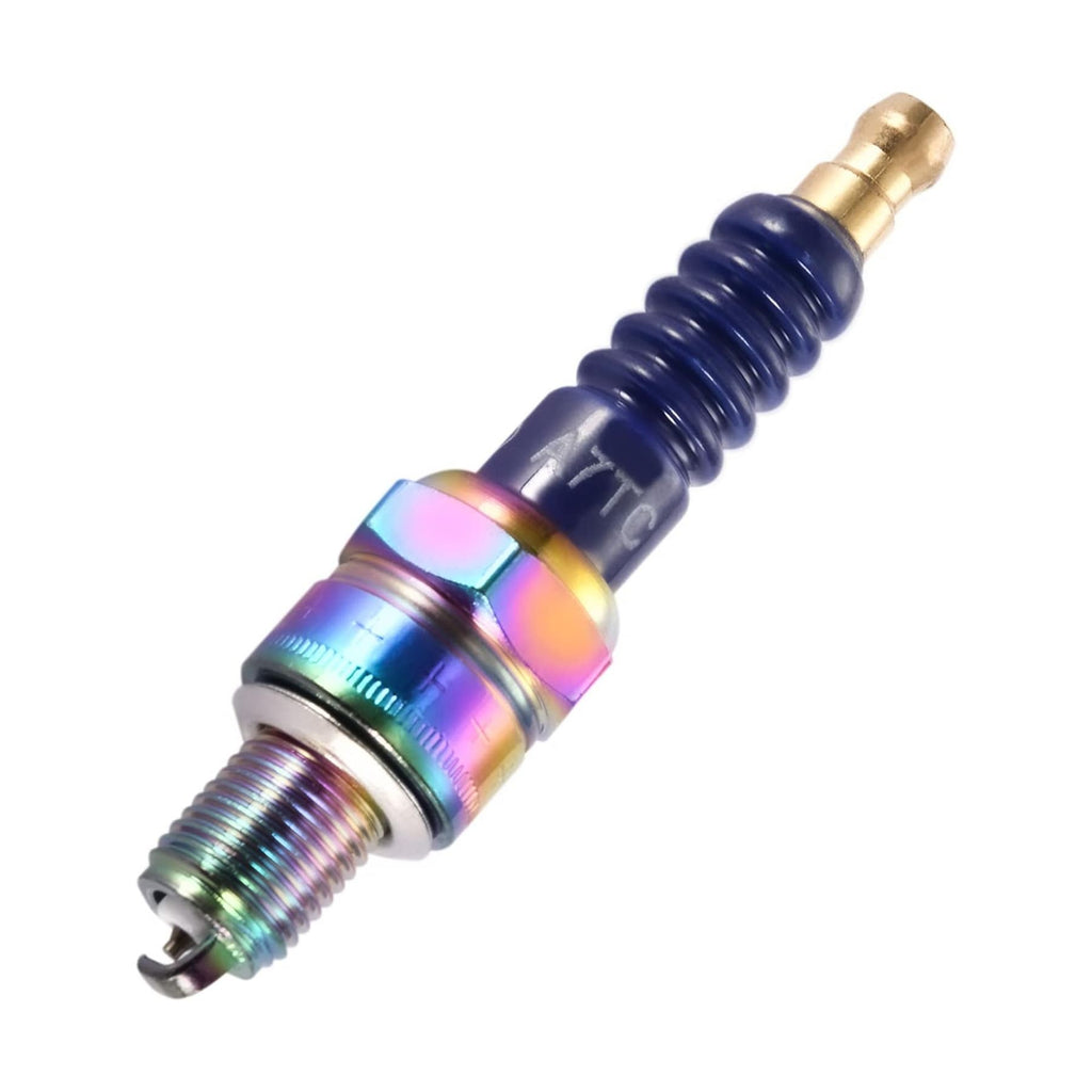 GOOFIT High Performance Motorcycle A7TC Spark Plug 50cc 70cc 90cc 110cc ATV 150 Ignition Plug Moped Go Kart Scooter
