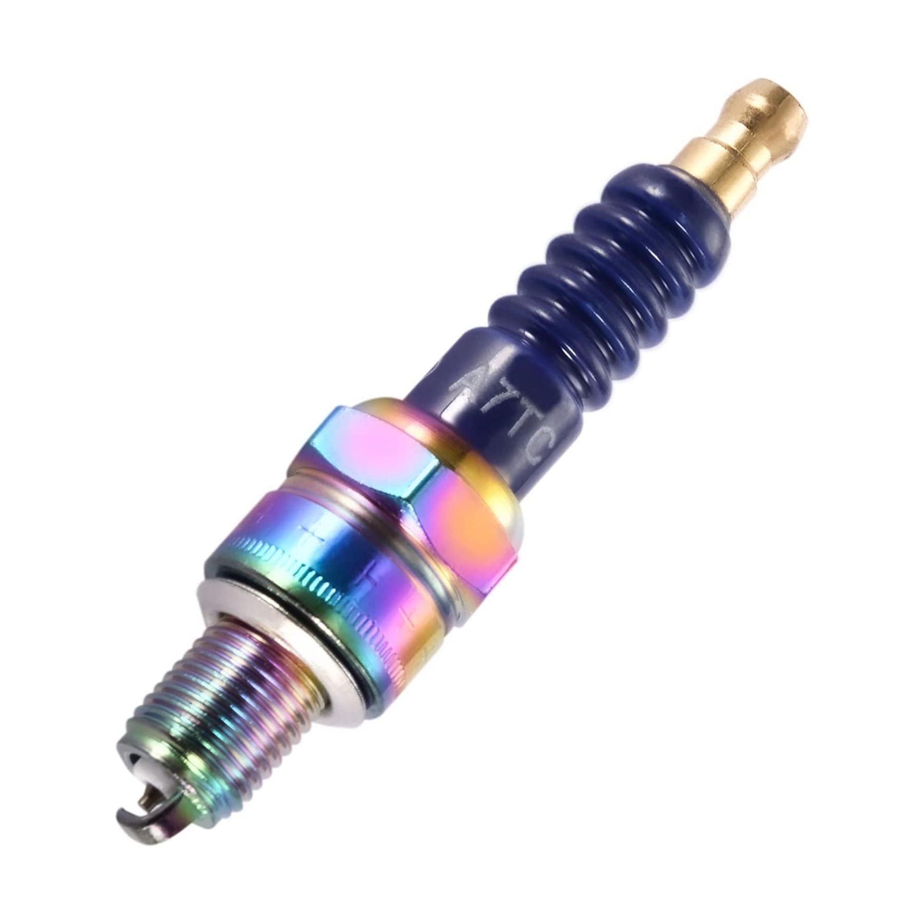 GOOFIT High Performance Motorcycle A7TC Spark Plug 50cc 70cc 90cc 110cc ATV 150 Ignition Plug Moped Go Kart Scooter