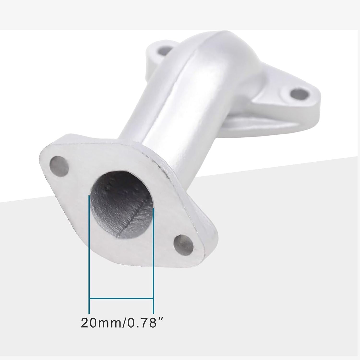 GOOFIT 20mm Intake Manifold Pipe Replacement for 50cc 70cc 90cc 110cc ATV Dirt Bike Go Kart Horizontal Engine