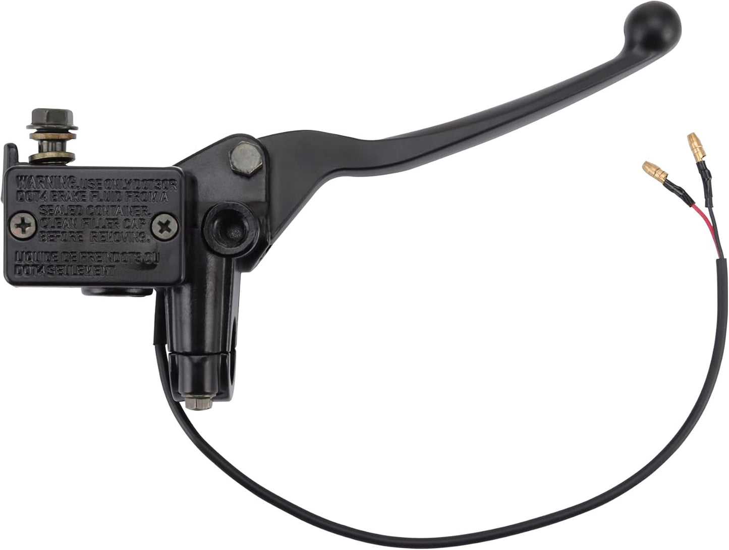 GOOFIT Right Hand Hydraulic Brake Master Cylinder Brake Lever Replacement for 50cc 70cc 90cc 110cc 125cc 150cc 200cc 250cc Taotao Kazuma Eton Baja SSR ATV Dirt Bike