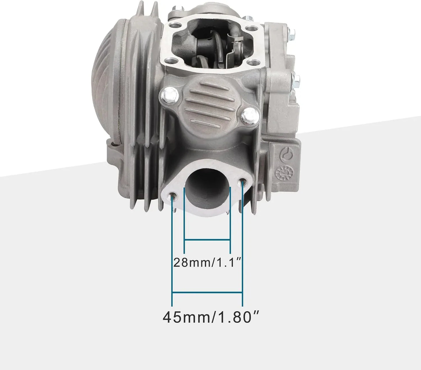 YX140 Cylinder Head Assembly for 1P56YMJ 1P56FMJ 140cc 150cc Pit Dirt Bike - goofitmoto