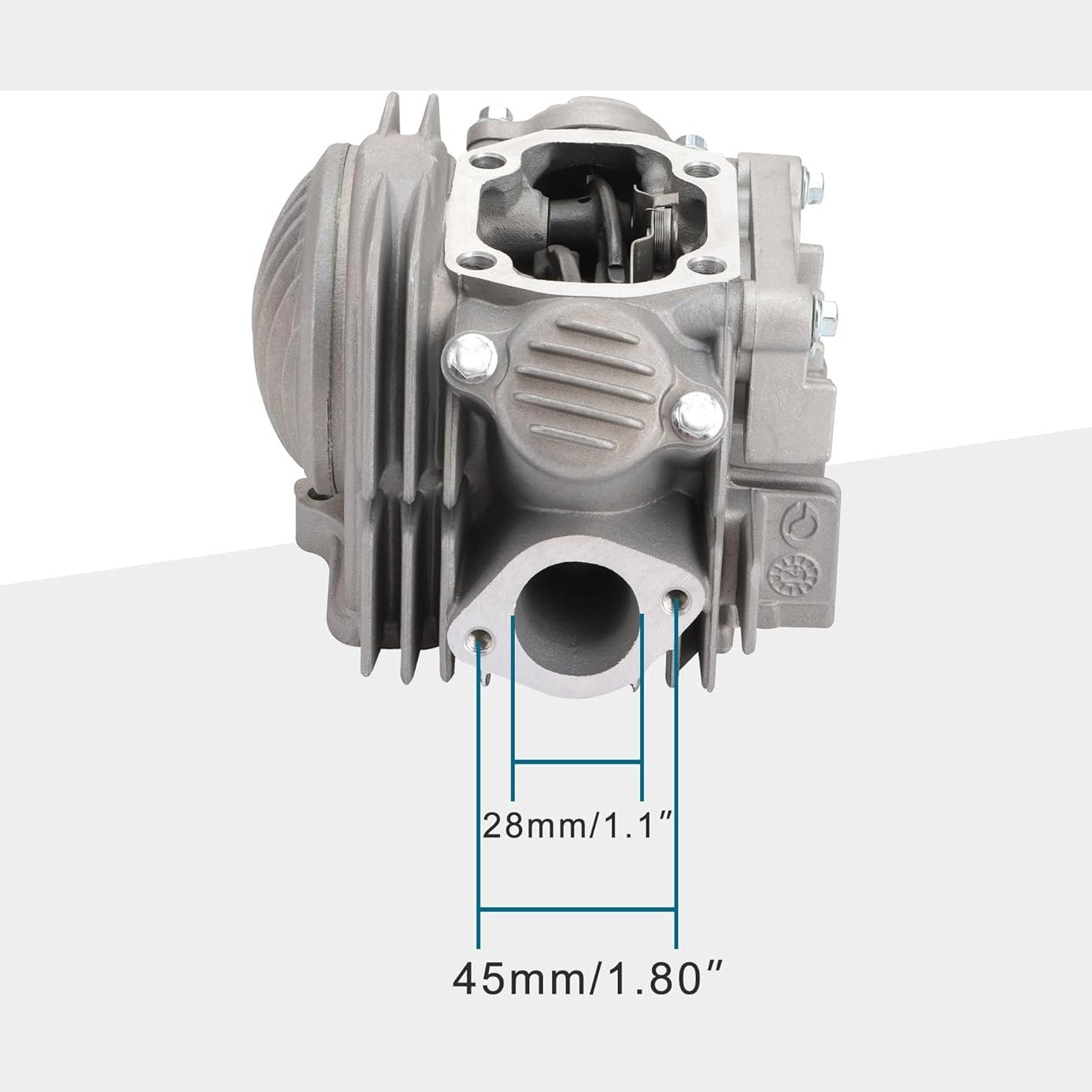 GOOFIT YX140 Cylinder Head Assembly Kit Replacement for 1P56YMJ 1P56FMJ 1P56FMJ-5 140cc 150cc Dirt Pit Bike Atv Quad