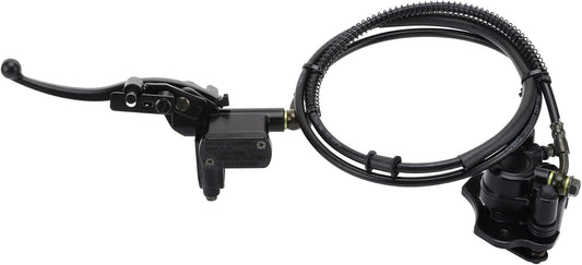 GOOFIT Rear Disc Brake Master Cylinder Hydraulic Caliper Assembly for Chinese 50cc 70cc 90cc 110cc 125cc 200cc 250cc ATV Quad