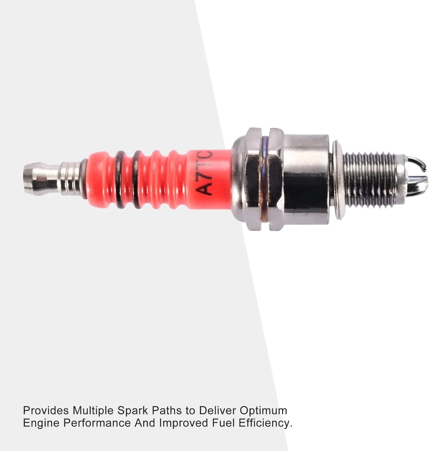 A7TC Spark Plug 3 Electrode for 50cc–150cc Scooter Dirt Bike ATV Go Kart - goofitmoto