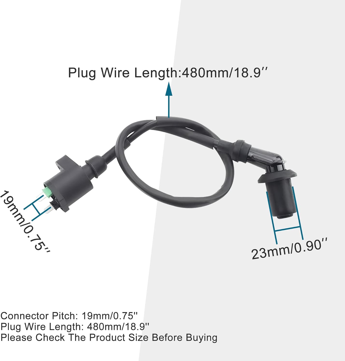 GOOFIT Ignition Coil Replacement for GY6 50cc-150cc Taotao Kymco Scooter Moped Go Kart