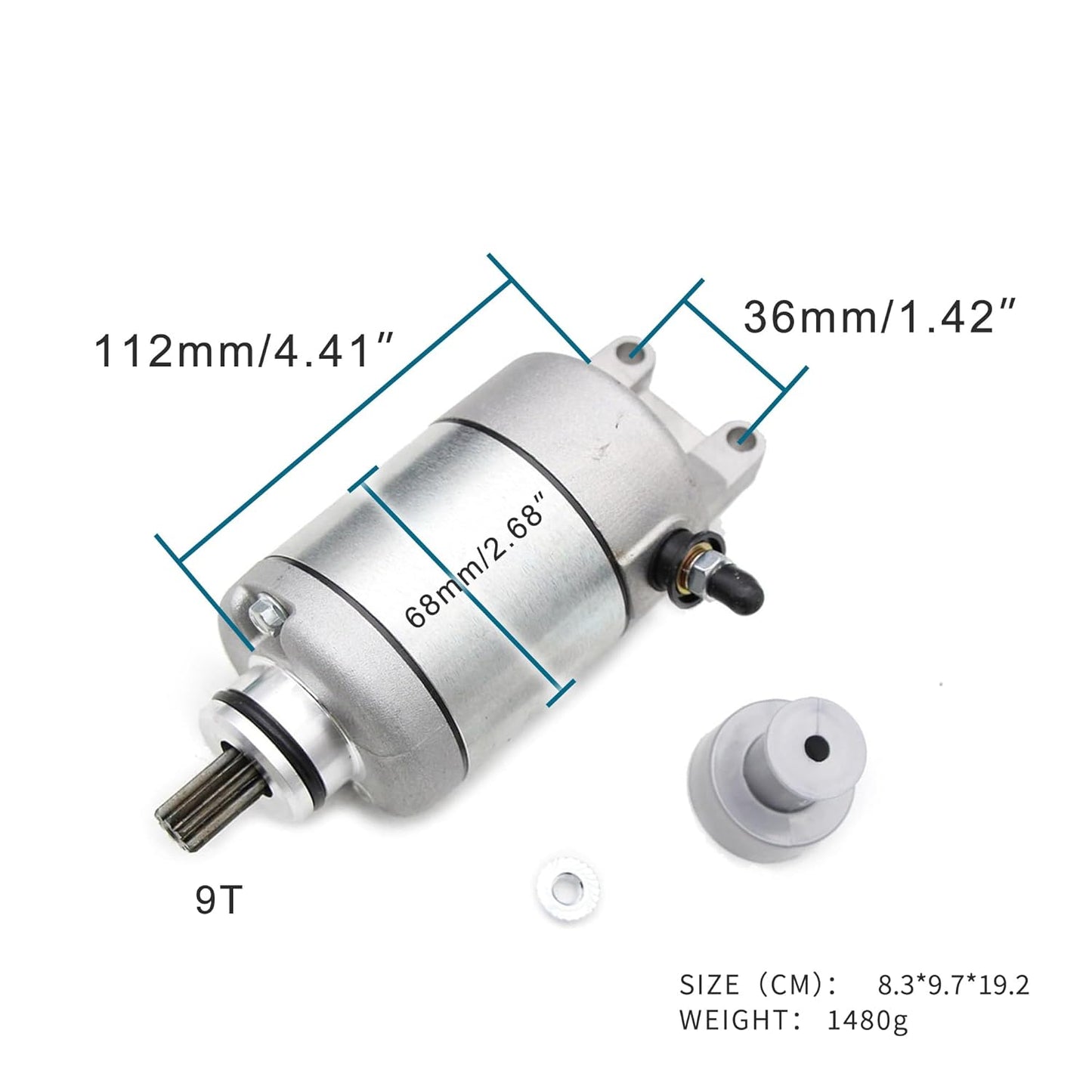 Starter Motor for Yamaha T-MAX 500 (XP500) 2001–2007 | OEM 5GJ-81890-00-00