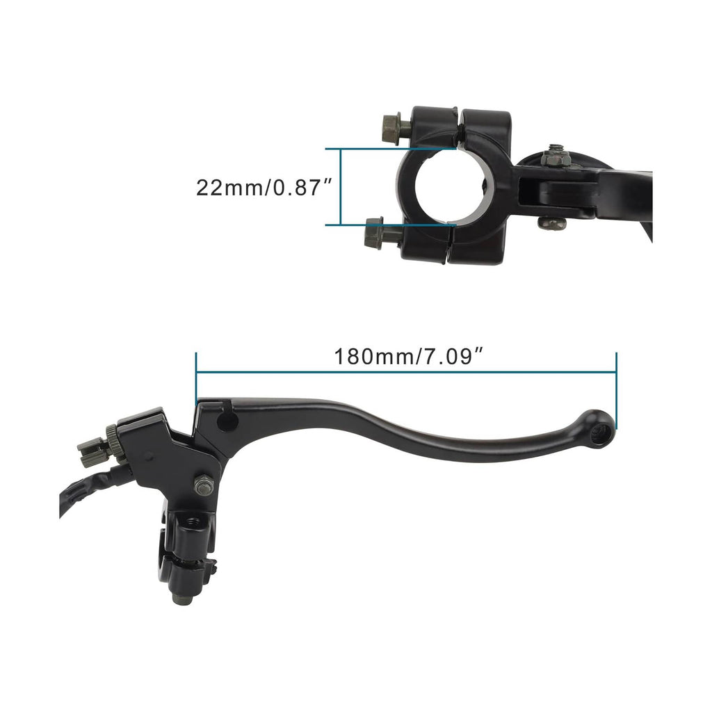 GOOFIT 7/8"Clutch Lever with Cable Replacement for 150cc 200cc 250cc Chinese Dirt Pit Bike
