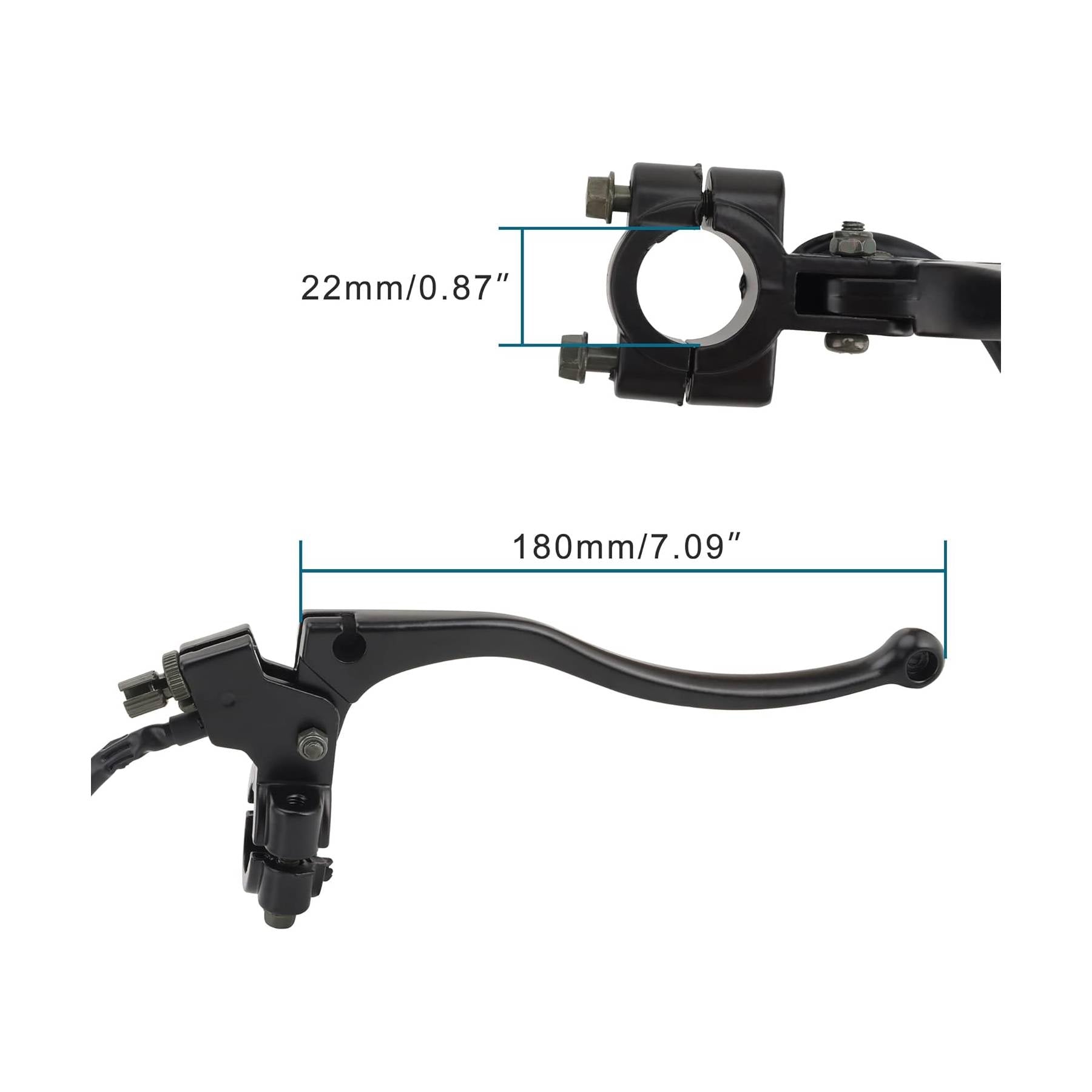 GOOFIT 7/8"Clutch Lever with Cable Replacement for 150cc 200cc 250cc Chinese Dirt Pit Bike