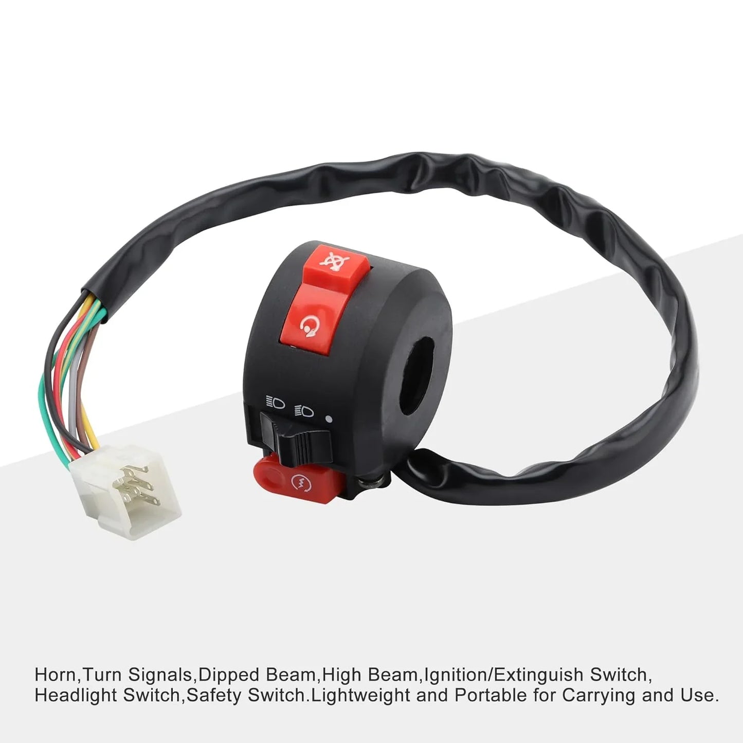 Handlebar Ignition Switch 7-Wire Multi-Function for 50cc–250cc Scooter Motorcycle - goofitmoto