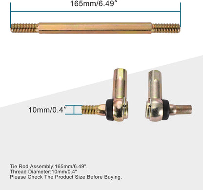 GOOFIT 165mm Tie Rod Assembly Replacement for 50cc 70cc 90cc 110cc 125cc 150cc 200cc 250cc ATV Four Wheeler Quad