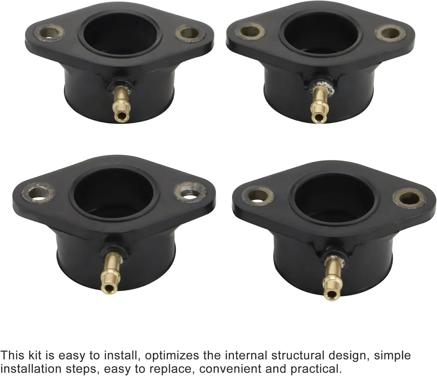 Intake Manifold Pipe for Kawasaki Z400J, KZ400J, Z550C, KZ550D (1980-1983) | OEM 16065-1014 - goofitmoto