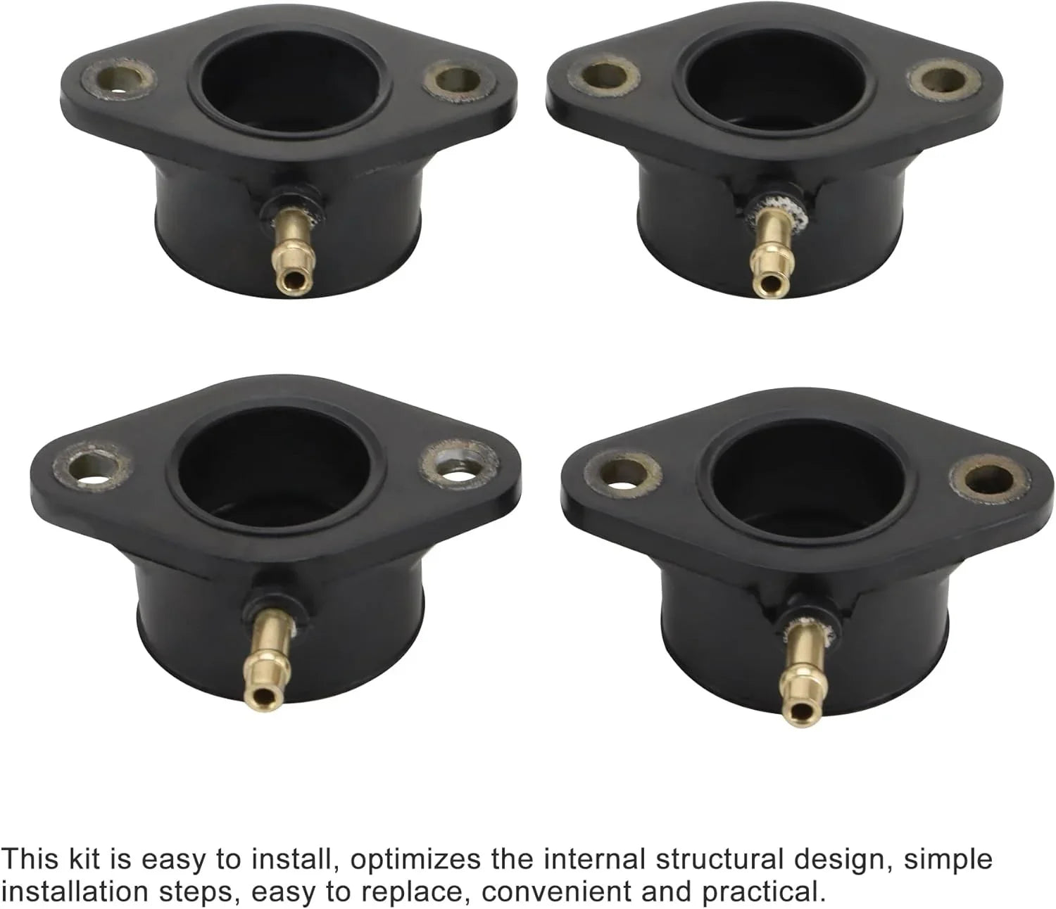 Intake Manifold Pipe for Kawasaki Z400J, KZ400J, Z550C, KZ550D (1980-1983) | OEM 16065-1014 - goofitmoto