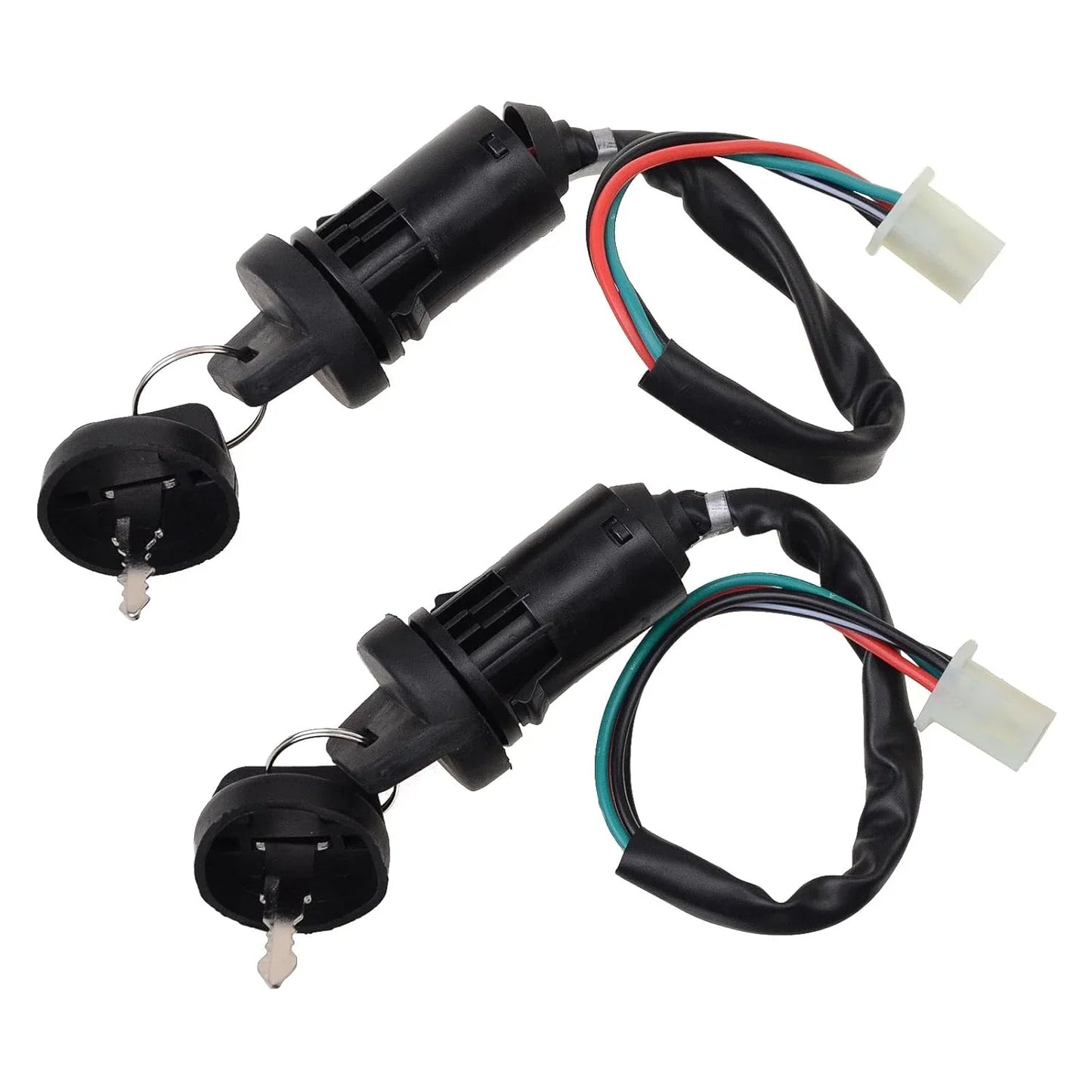 Ignition Switch Key 4 Wire with Cap for ATV Dirt Bike Scooter - goofitmoto