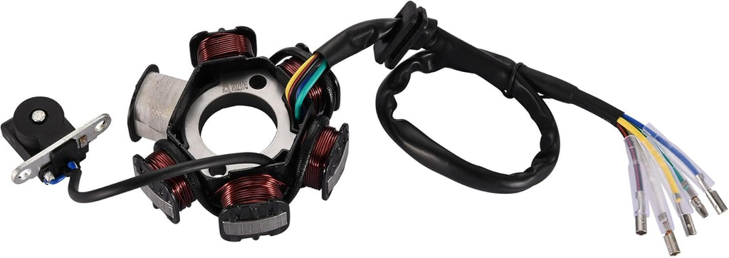 GOOFIT 6-Coil Magneto Stator Ignition Generator for GY6 50cc 70cc 90cc 110cc 125cc Moped ATV Dirt Bike