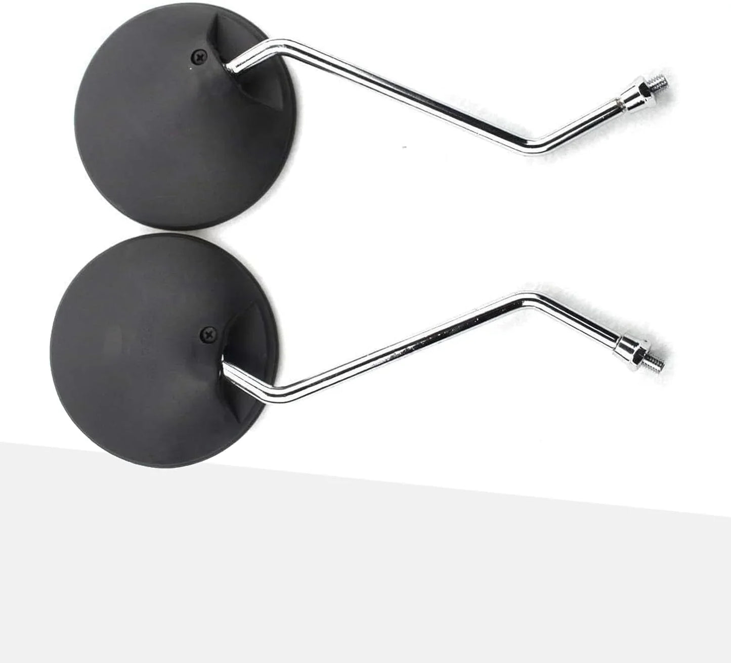 8mm Universal Round Rearview Mirrors for 50cc-250cc ATV, Scooter, Pit Dirt Bike - Black - goofitmoto